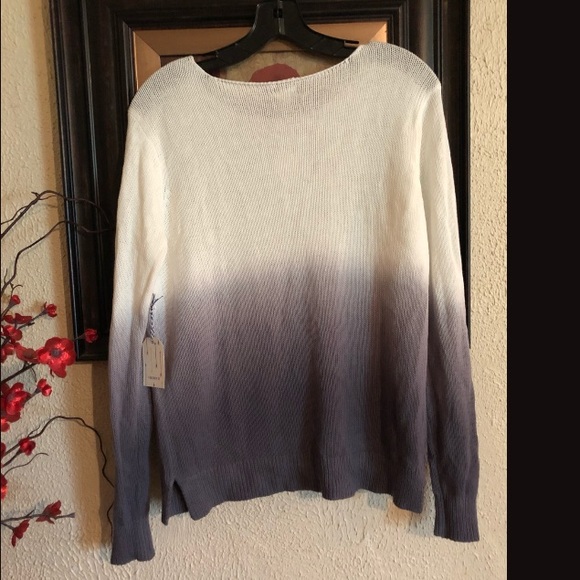 SOLD!! NWT ombré dip dyed forever21 thin sweater - Picture 2 of 3